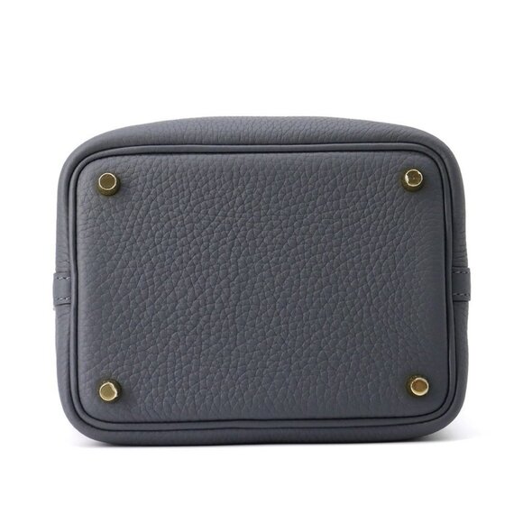 HERMES Picotin Lock Size PM Taurillon Clemence Grimist - Picture 4 of 7